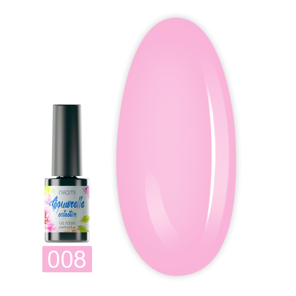 Гель лак Naomi Aquarelle 6 мл (008)
