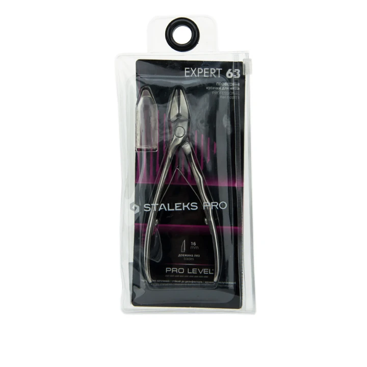Шматочки професійні для нігтів STALEKS EXPERT 63 16 мм NE-63-16