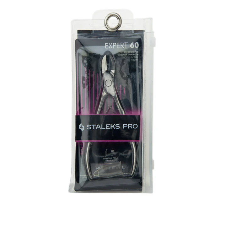 Кусачки профессиональные для ногтей STALEKS EXPERT 60 18 мм NE-60-18 (К-19)