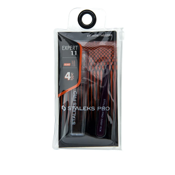 Пінцет для брів STALEKS EXPERT 11 TYPE 4 TE-11/4