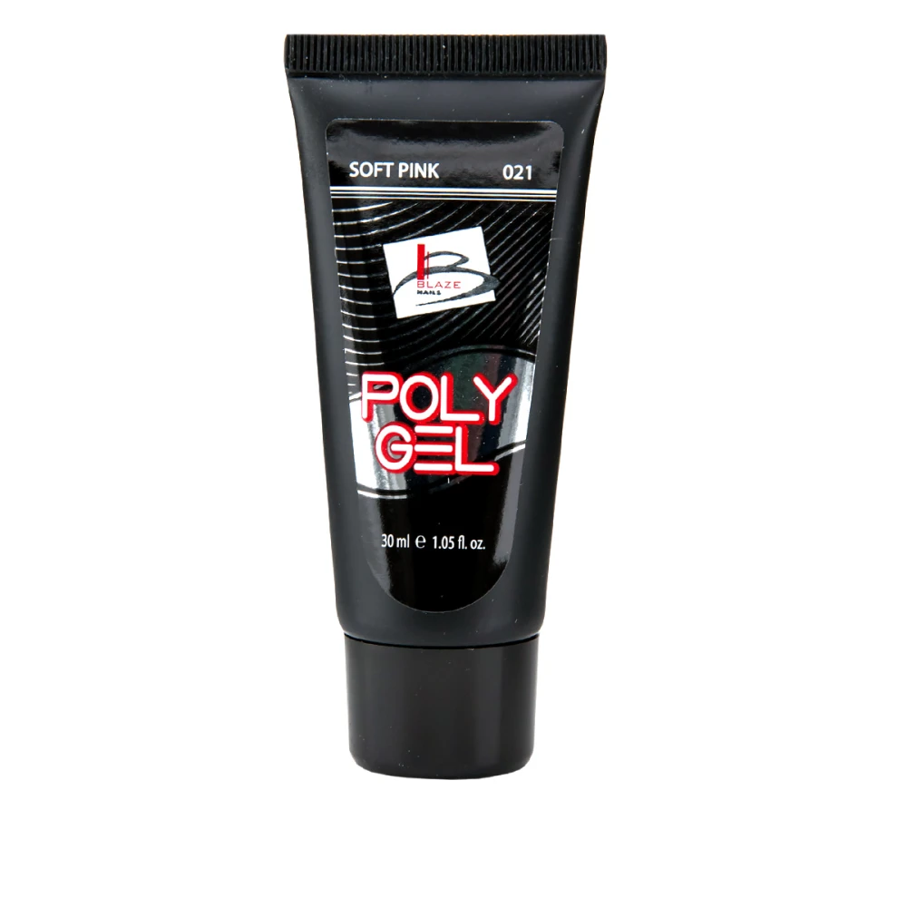 Полігель кольоровий для нігтів Polygel 30 мл (Soft Pink)