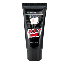 Полигель цветной для ногтей Blaze Polygel 30 мл (Milky White)