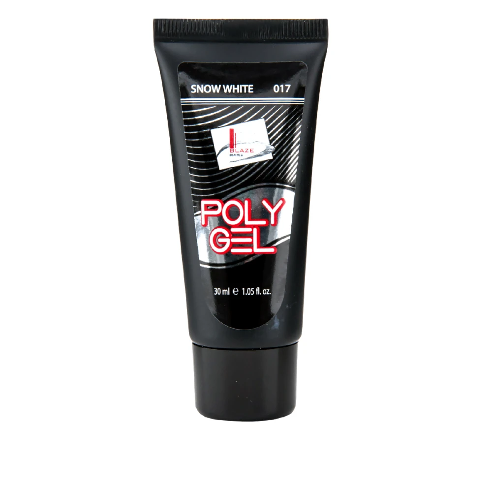 Полігель кольоровий для нігтів Polygel 30 мл (Snow White)