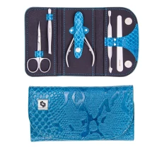 Набор маникюрный STALEKS "Lady" MS-02 змея синяя