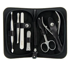 Набор маникюрный черный STALEKS "Men's" MS-09 43 черный