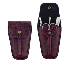 Набор маникюрный STALEKS "Travel" MS-03 змея бордо