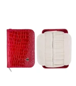 Чехол для маникюрных инструментов STALEKS PROFESSIONAL DUAL CS-10 крокодил красный лак