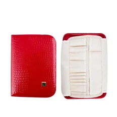 Чехол для маникюрных инструментов STALEKS PROFESSIONAL DUAL CS-10 питон красный