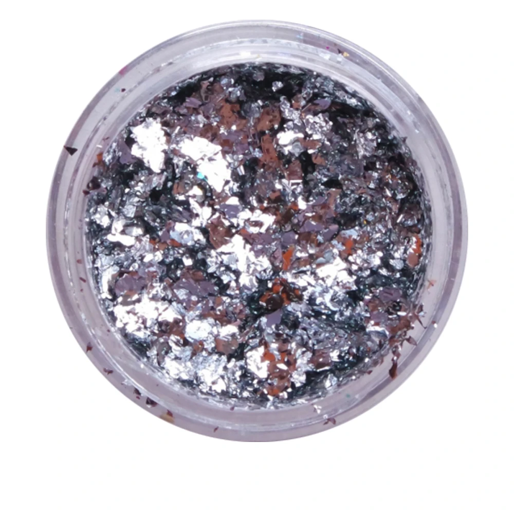 Пластівці Юккі NailApex 1-X срібло