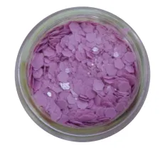 Конфетти NailApex розовый шестигранник