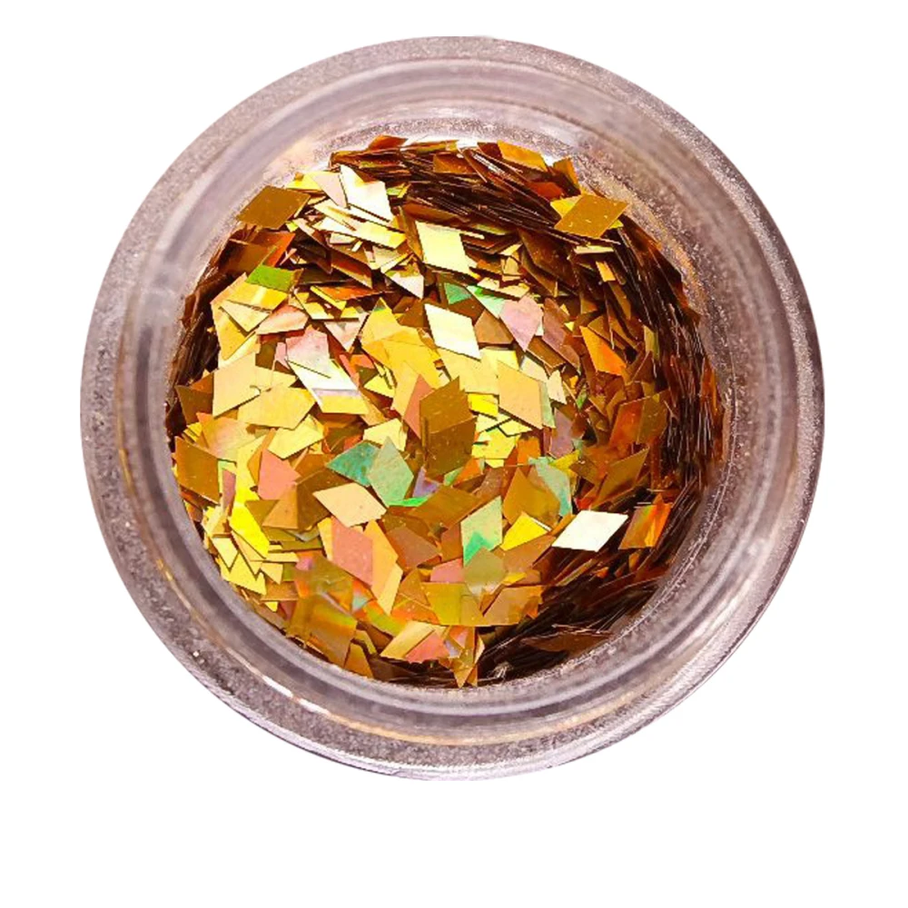 Ромби NailApex золото голограма