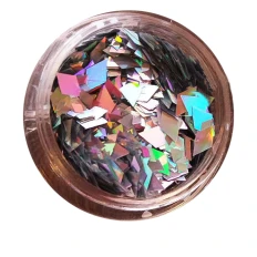 Ромби NailApex 186 mix срібло голограма