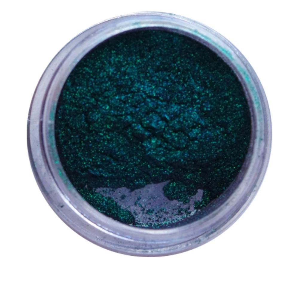 Пудра магнитная для гель лака NailApex Cosmo new №2 зеленый