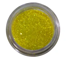 Пісок у баночці NailApex 5 г жовтий
