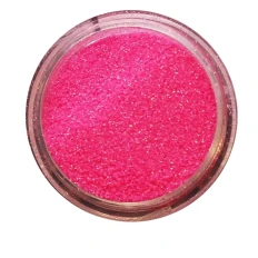 Пісок у баночці NailApex 5 г 180 темно-рожевий із золотом