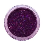 Песок в баночке NailApex 5 г 153 фиолетовый голографический