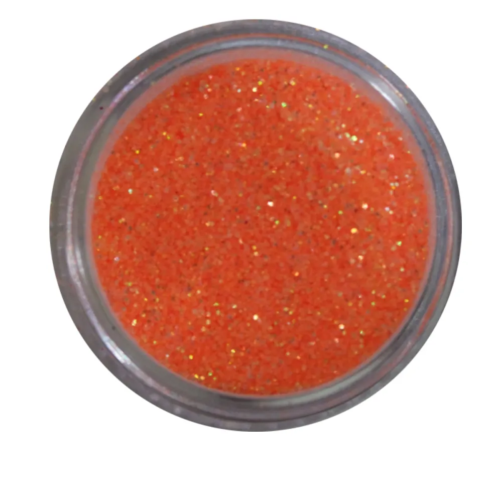 Песок в баночке NailApex 5 г оранжевый