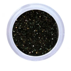 Пісок у баночці NailApex 5 г 064 чорне золото