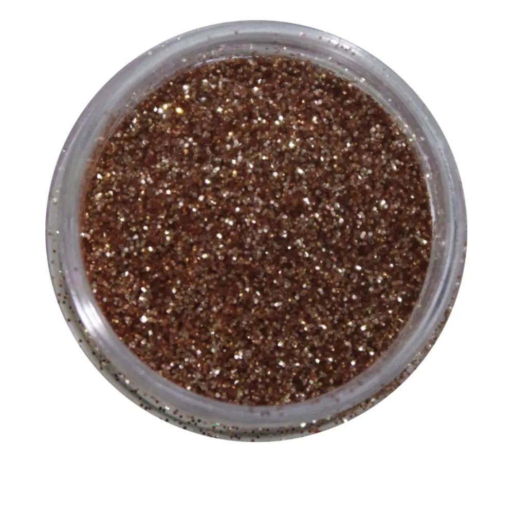 Песок в баночке NailApex 5 г холодное золото