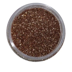 Пісок у баночці NailApex 5 г холодне золото