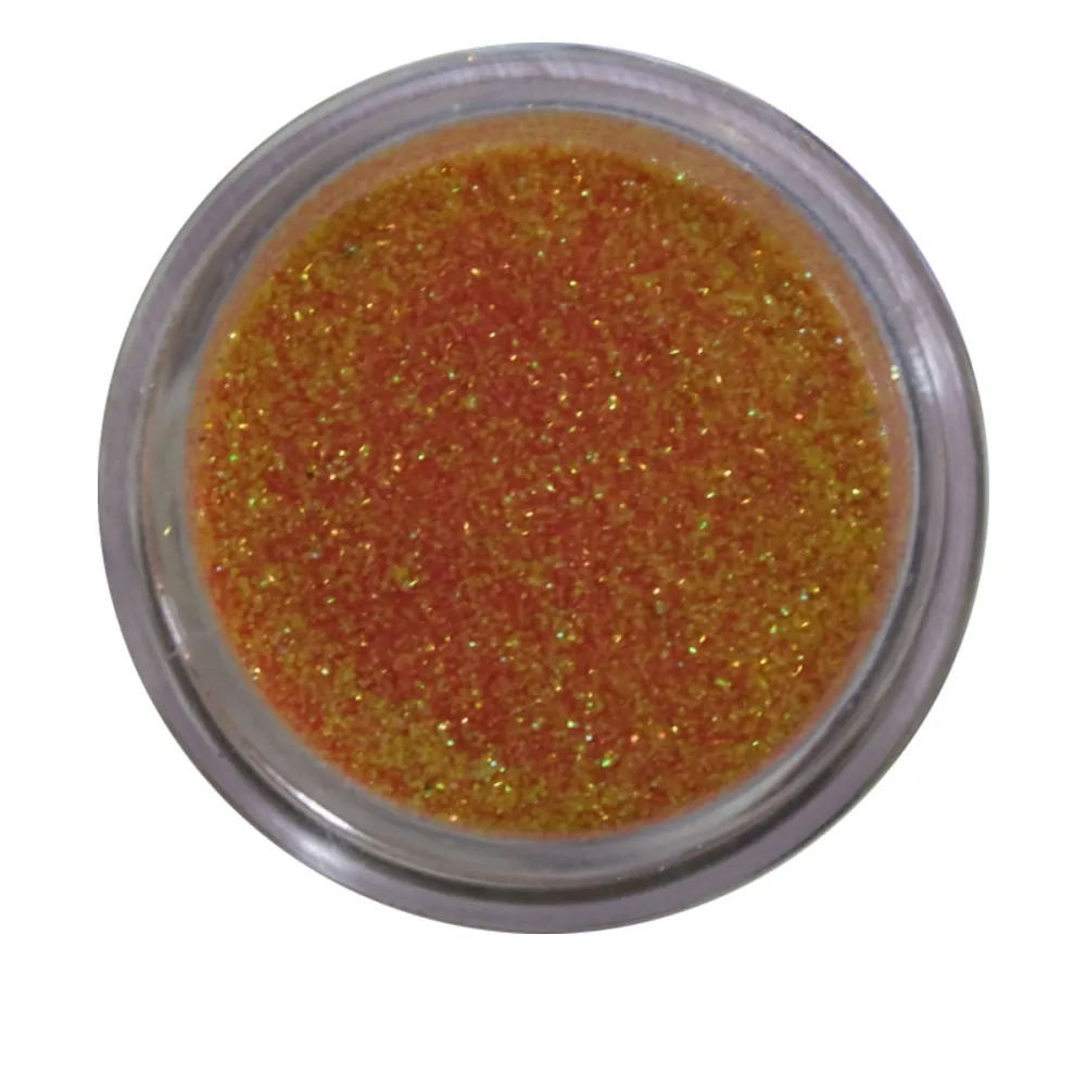 Пісок у баночці NailApex 5 г золото з помаранчевим