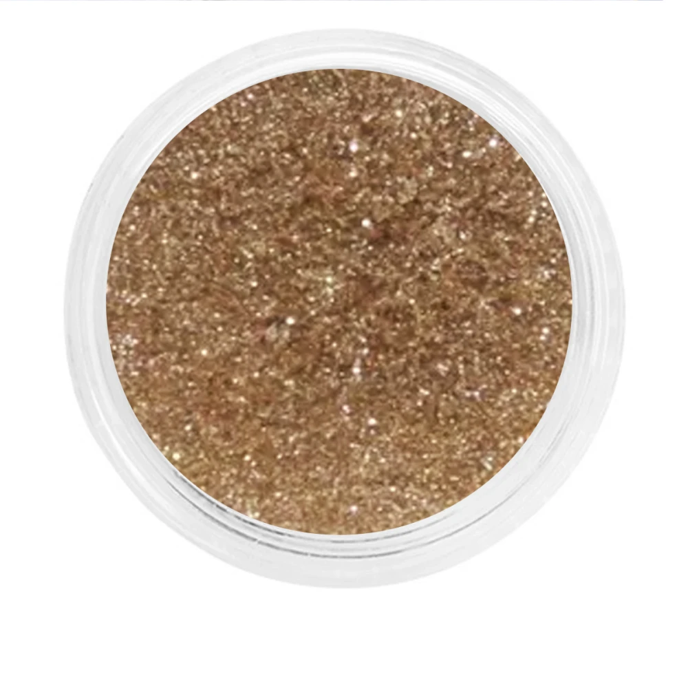 Пісок у баночці NailApex 5 г золото дрібне