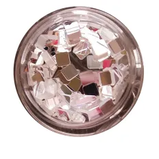 Декор для ногтей NailApex 178 зеркальный квадрат