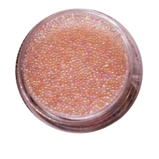 Бульйонки пластмасові напівпрозорі NailApex персикові