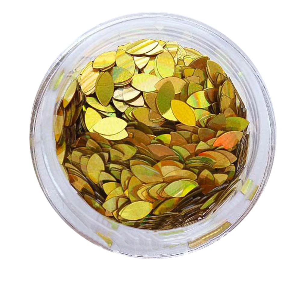 Зерно декор NailApex 213 золото-голограма