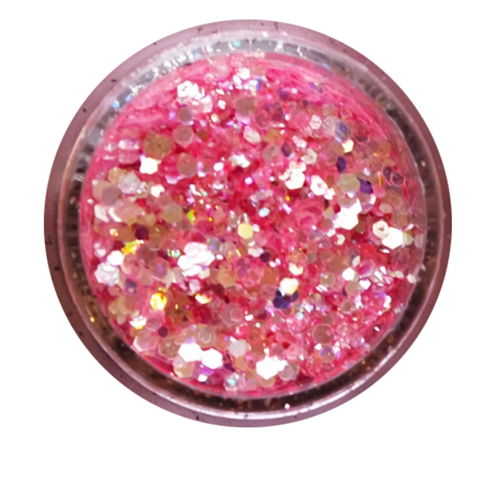 Брокат для нігтів NailApex 59 рожевий