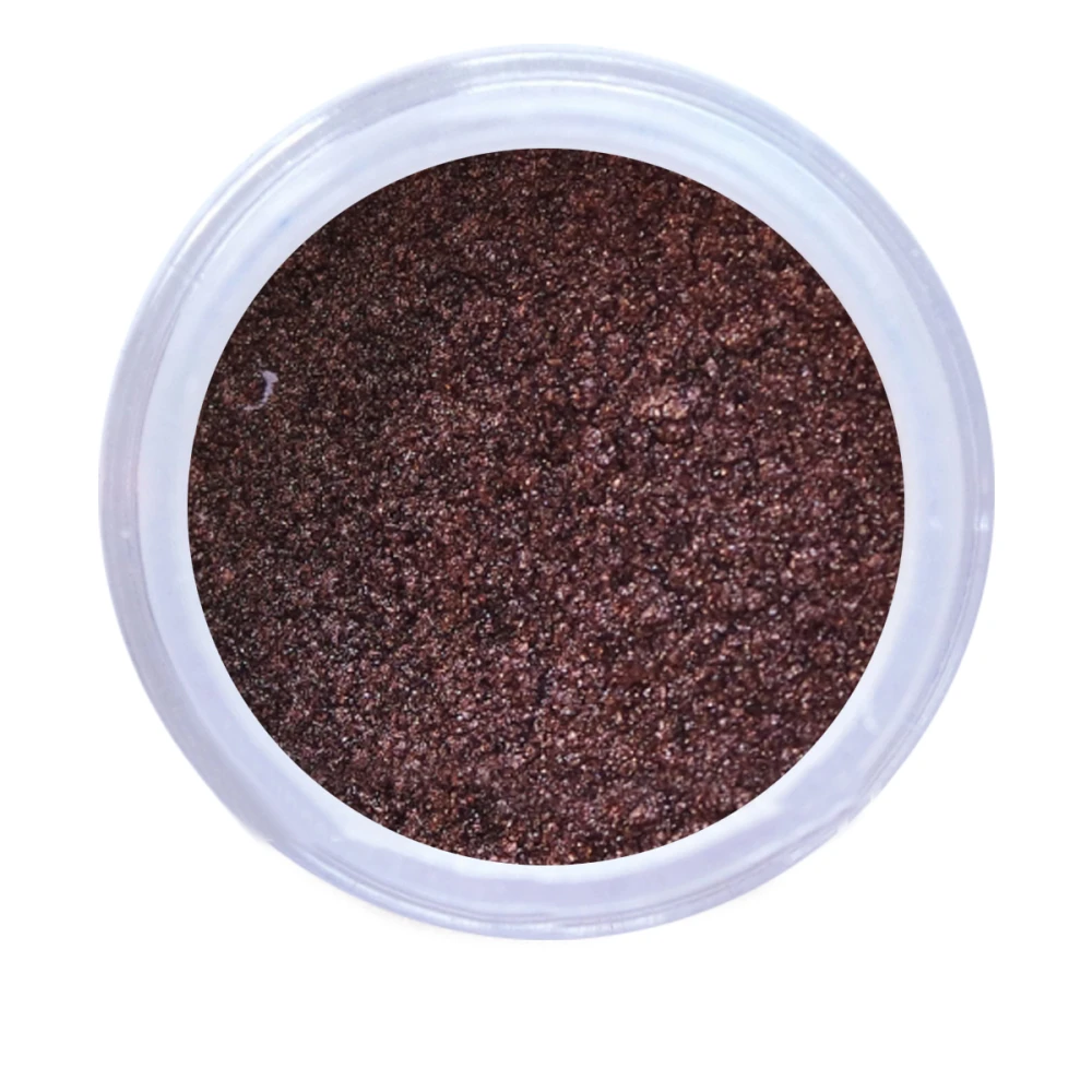 Пигмент цветной NailApex в банке коричневый