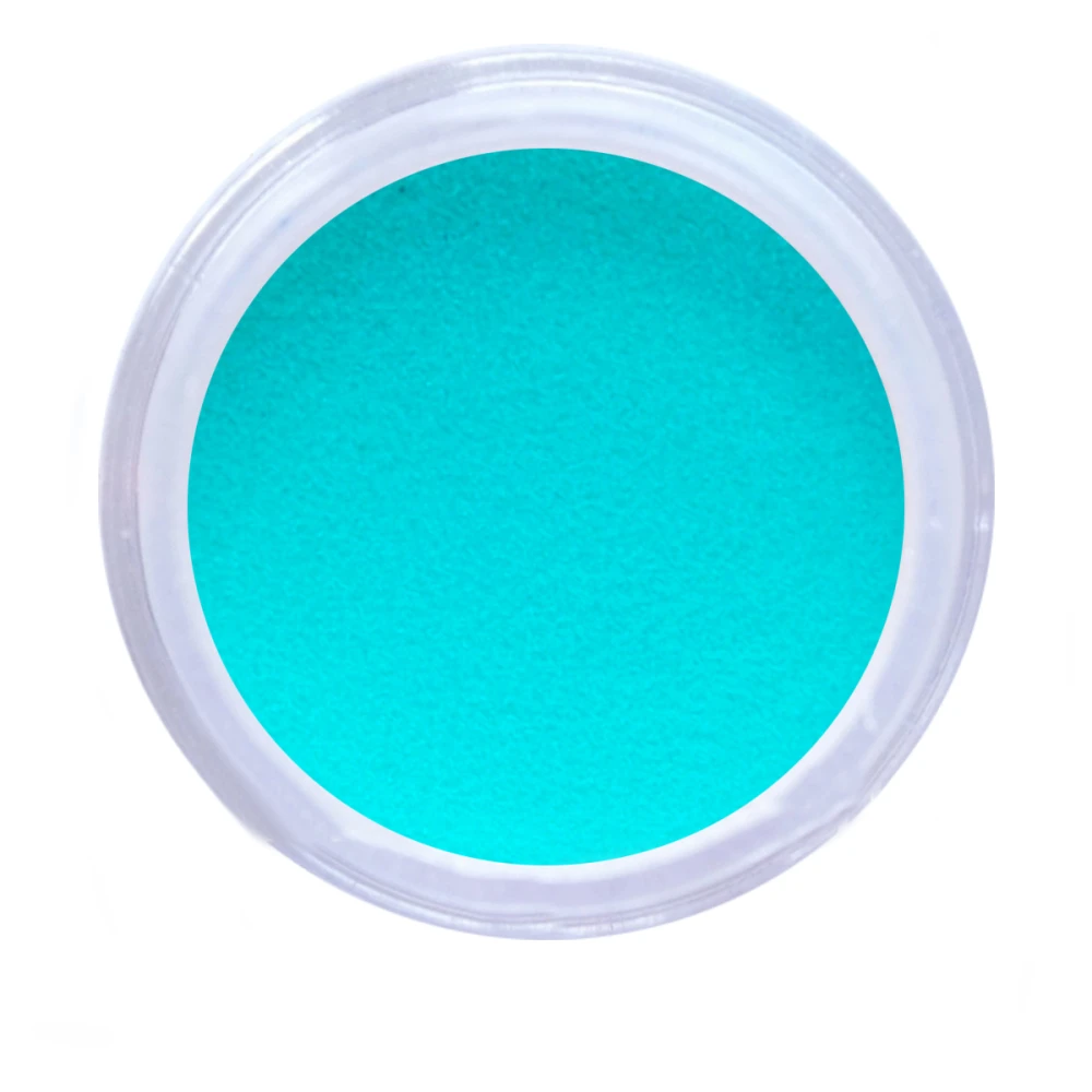 Песок бархатный полимер NailApex бирюзовый