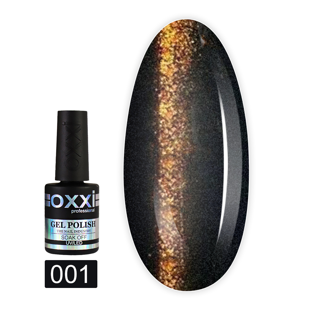 Гель-лак OXXI Super Cat Eye Effect 8 мл (001 Gold)
