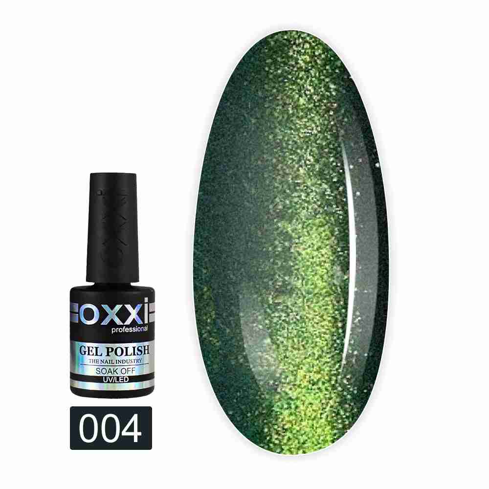 Гель-лак OXXI Super Cat Eye Effect 8 мл (004 Green)