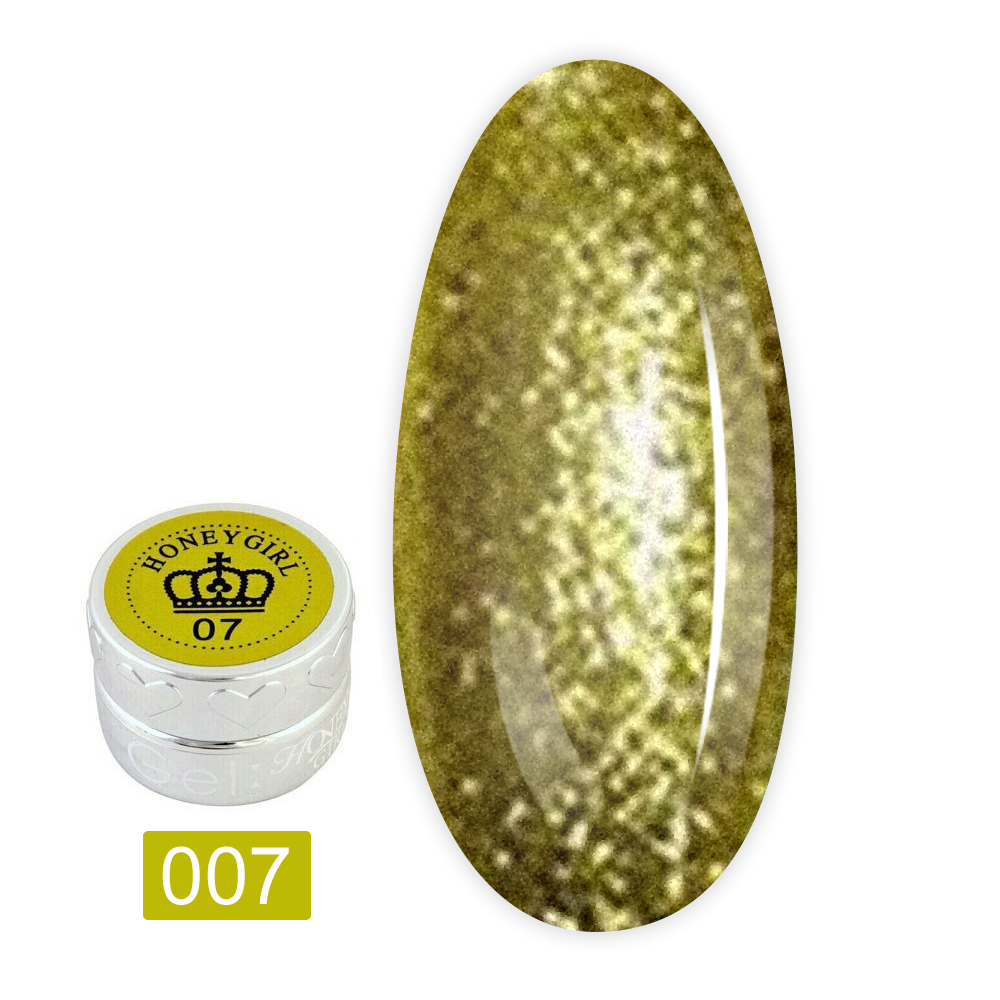Гель Honey Girl "жидкая фольга" 10гр (007)