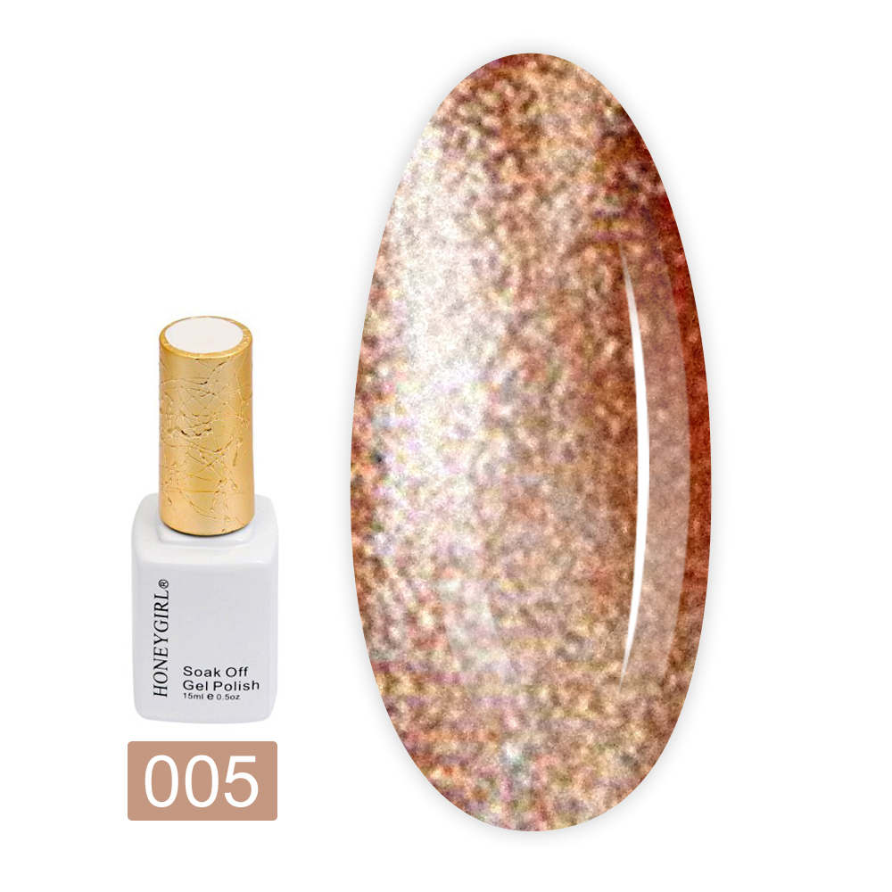 Гель лак Honey Girl Gold Collection 15 мл (005)