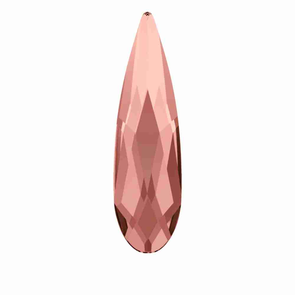 Стразы капля SWAROVSKI удлиненная большая 1 шт Blush Rose