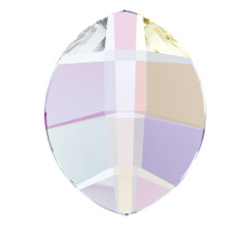 Стразы SWAROVSKI овал многогранник 1 шт AB