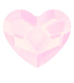 Стразы SWAROVSKI сердце 1 шт Powder Rose unf
