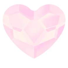 Стразы SWAROVSKI сердце 1 шт Powder Rose unf
