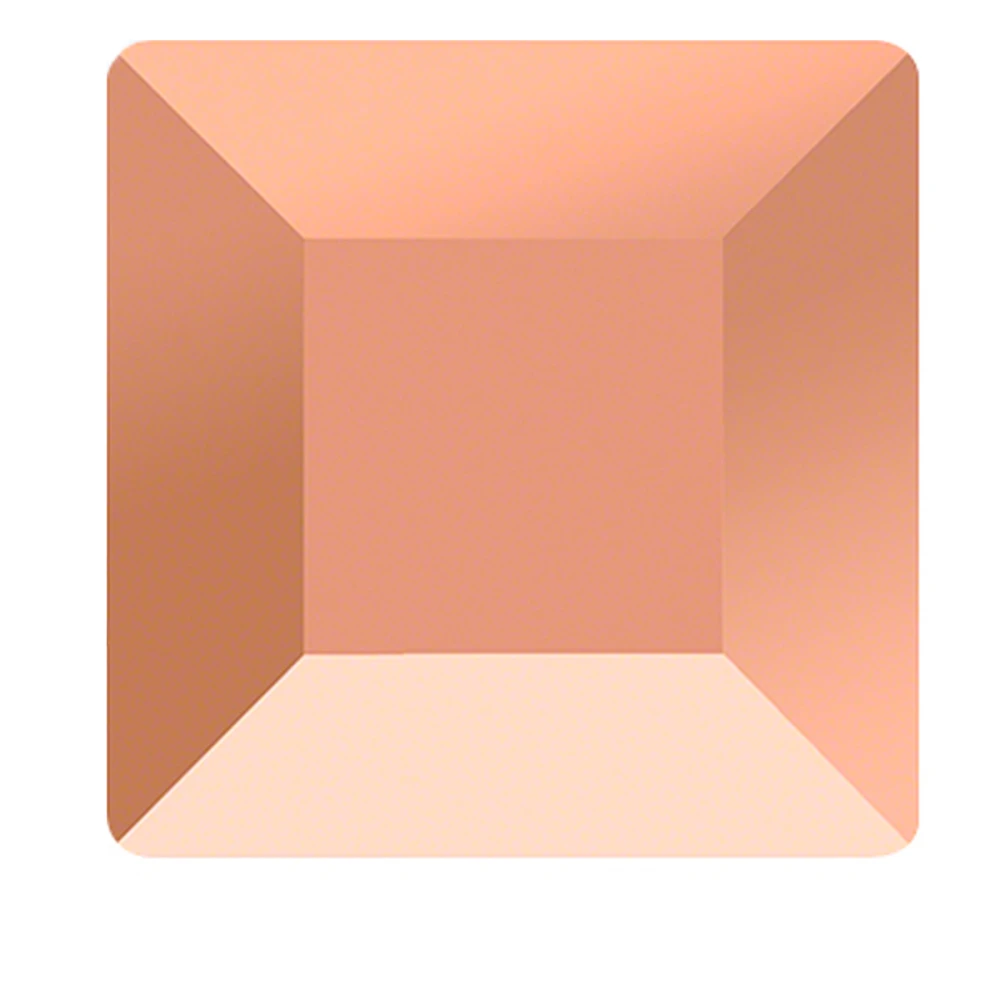 Стразы SWAROVSKI квадрат 1 шт Rose Gold