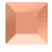 квадрат 1 шт Rose Gold