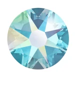 Стразы цветные SWAROVSKI SS3 50 шт Aquamarine AB