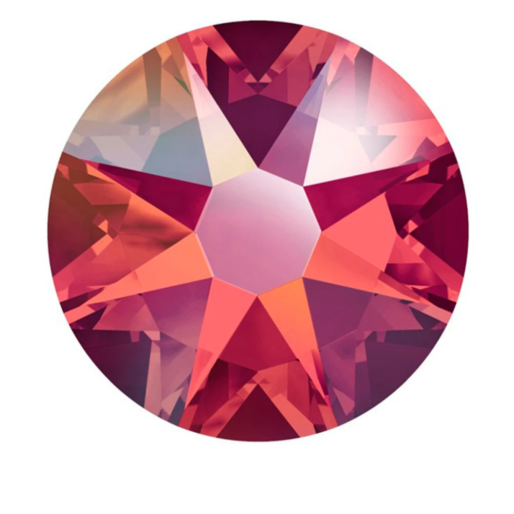 Стрази кольорові SWAROVSKI SS7 50 шт Light Siam AB