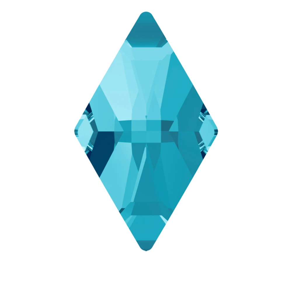 Стразы SWAROVSKI ромб 1 шт Aquamarine