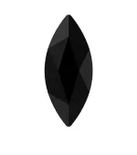 Стразы лепесток SWAROVSKI узкий лист 1 шт Graphite