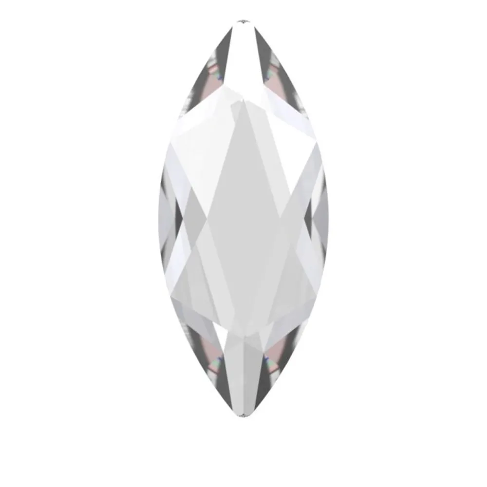 Стрази пелюсток SWAROVSKI вузький лист 1 шт AB