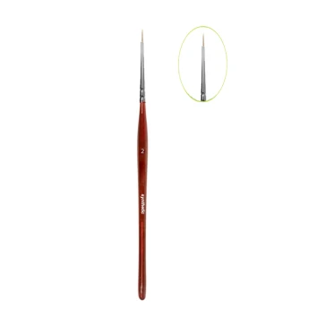 Кисть для розпису синтетична коричнева №2