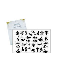 Трафарет для аэрографии (254)