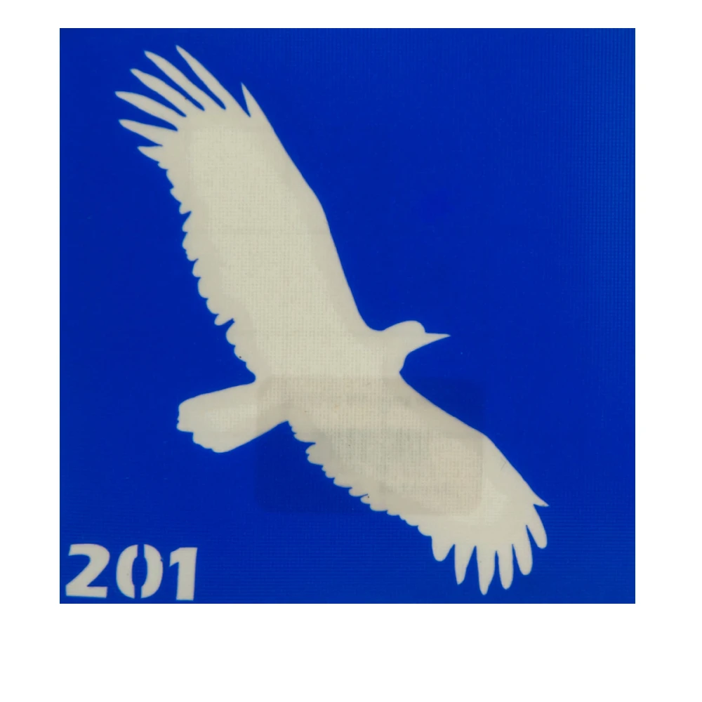 Трафарет для тату Crystal Company 6*6 см (201)